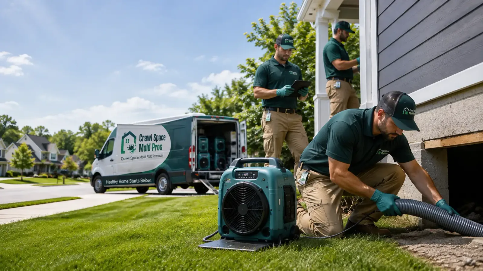 Crawl Space Mold Removal in Kingsbury, TX